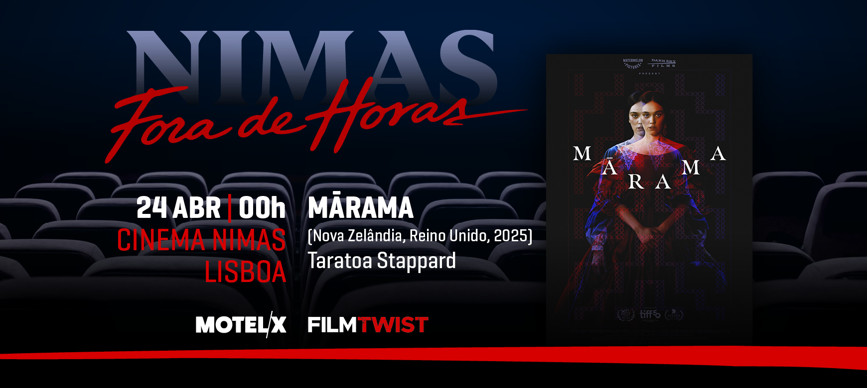 Sessões Nimas Fora de Horas: 